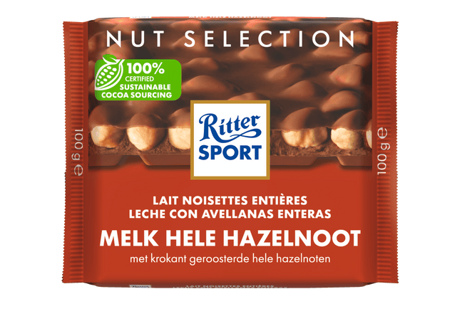 Ritter Sport Melk hele hazelnoot