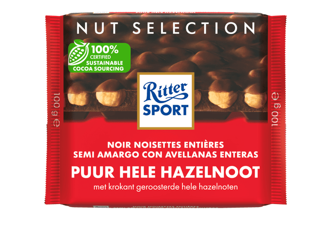 Ritter Sport Puur hele hazelnoot