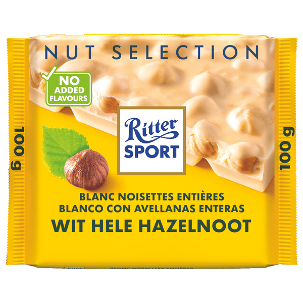 Ritter Sport Weiße ganze Haselnuss