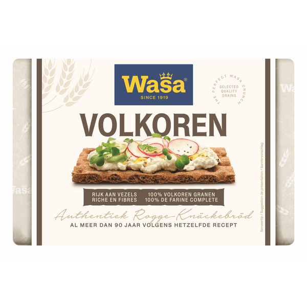 Wasa Knäckebröd Volkoren 20 stuks