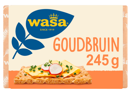 Wasa Knäckebröd Goudbruin 18 stuks