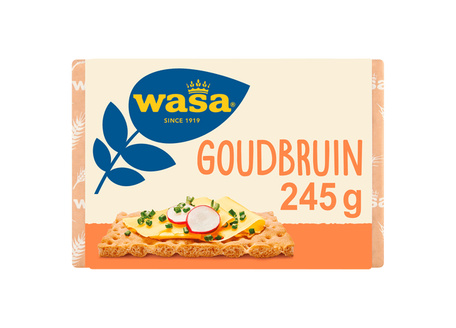 Wasa Knäckebröd Goudbruin 18 stuks