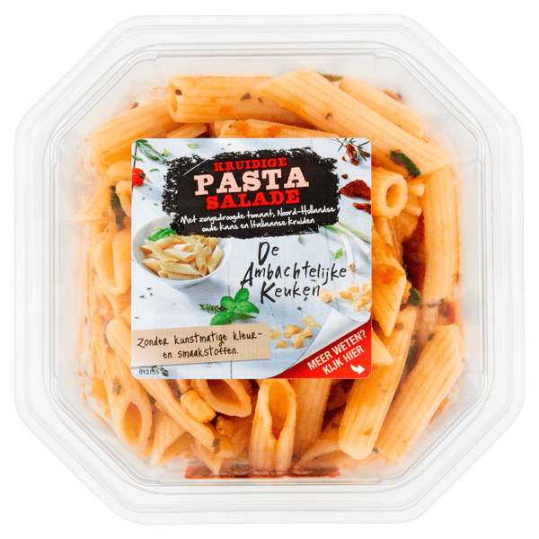 Ambachtelijke Keuken Pasta-Salat mit sonnengetrockneten Tomaten