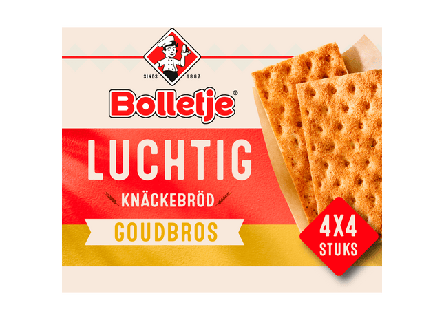 Bolletje Luchtig knäckebröd goudbros