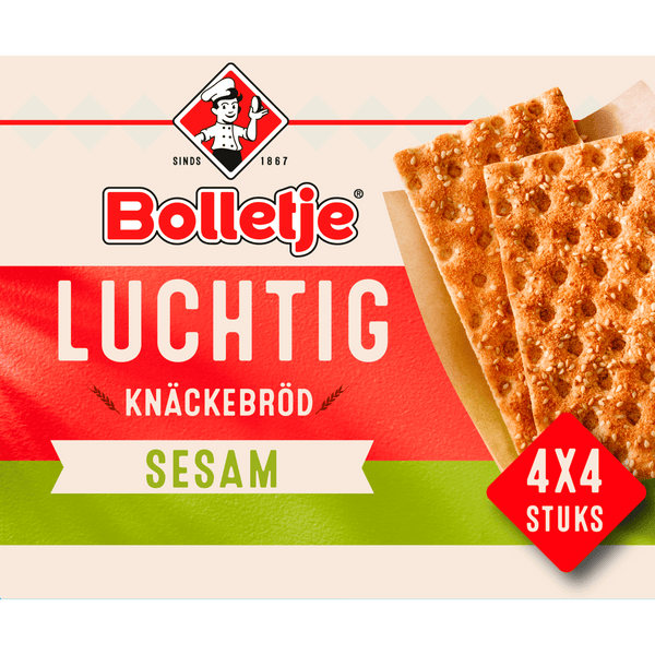 Bolletje Luchtig knäckebröd sesam