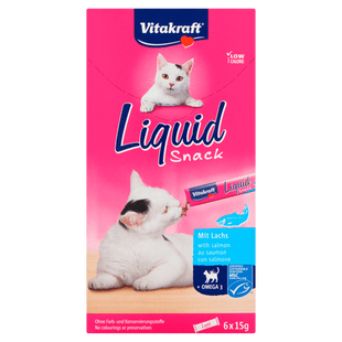 Vitakraft Liquid Snack Zalm & Omega