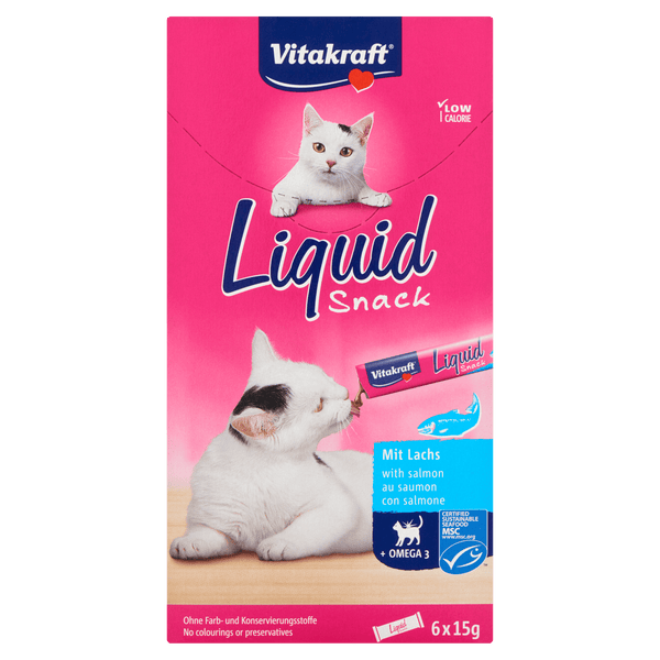 Vitakraft Liquid Treat Salmon & Omega