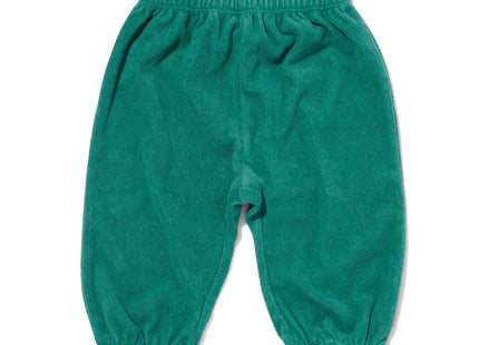baby pants terry green