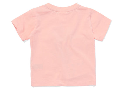 baby t-shirt bloem perzik