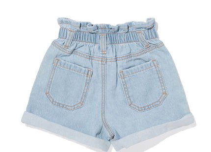 baby paperbag short denim denim