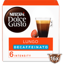 Nescafe Dolce Gusto coffee pods lungo decaf