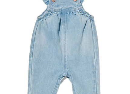 baby dungarees ruffle blue