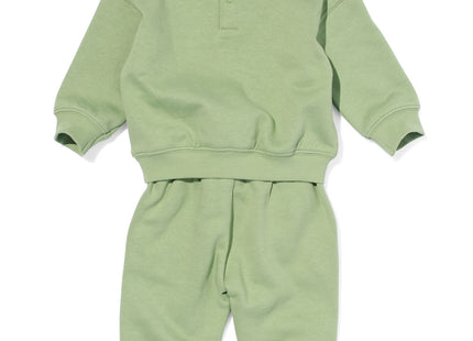 baby kleding sweatset groen