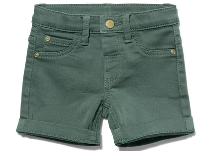 baby jogdenim shorts green