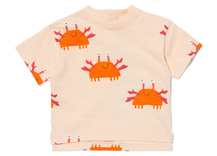 baby t-shirt peach