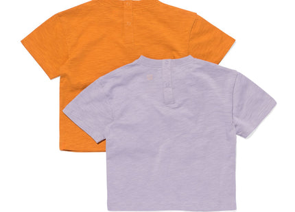 baby t-shirts - 2 pieces purple