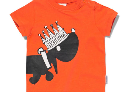 Takkie baby t-shirt voor Koningsdag oranje