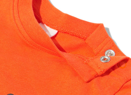 Takkie baby t-shirt voor Koningsdag oranje