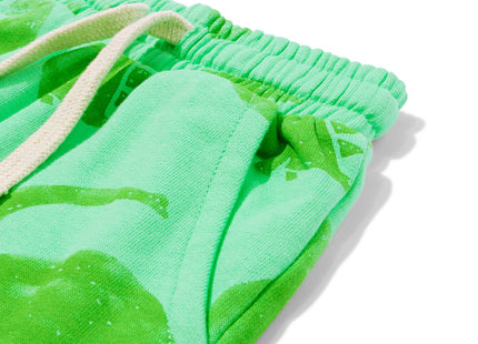 baby kleding sweatset dino's  groen