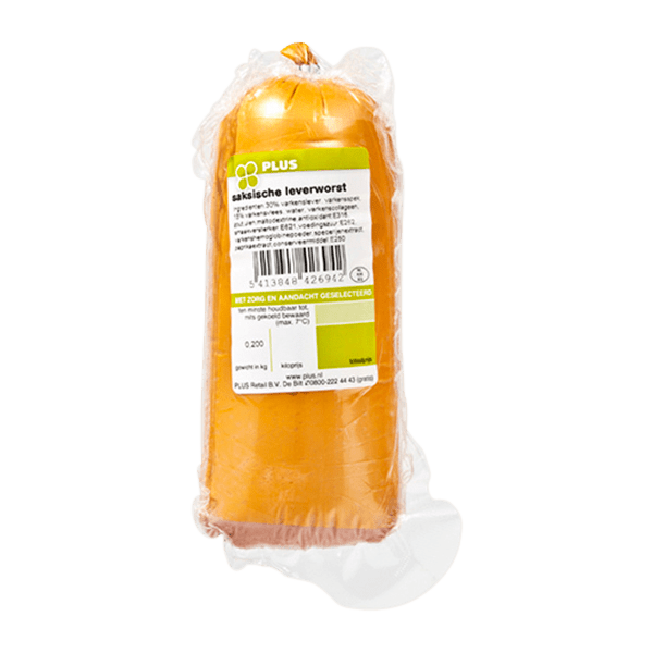 Saksische smeerleverworst stukje