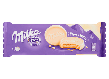 Milka Choco Wafer koek met witte chocolade