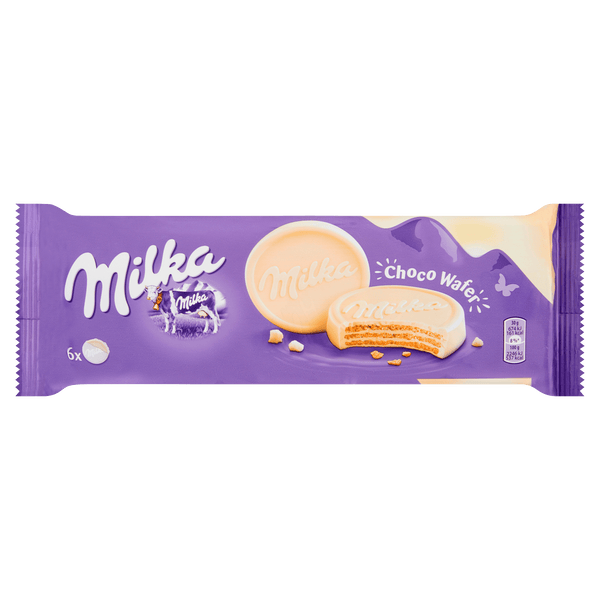 Milka Choco Wafer Koekjes Witte Chocolade