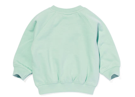 baby sweater dino mint green