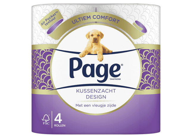 Page Toiletpapier 4 laags Design
