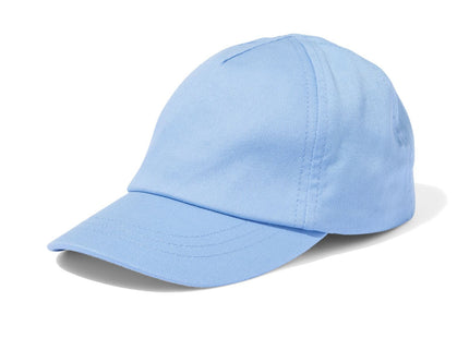 baby cap with visor cotton blue