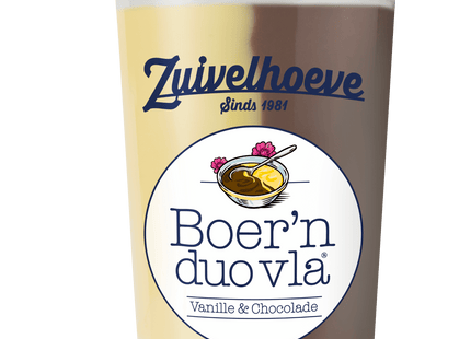 Zuivelhoeve Boer'n vla choco vanille