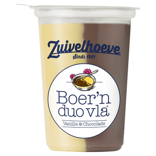 Zuivelhoeve Boer'n vla choco vanille