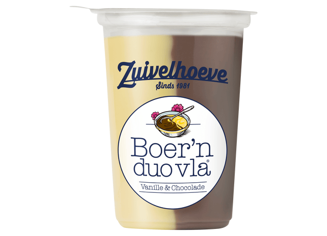 Zuivelhoeve Boer'n vla choco vanille