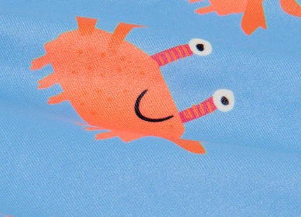 baby zwemshirt krab lichtblauw