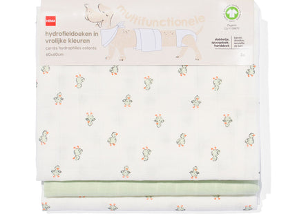 hydrophile cloths 60x60 structure duck - 3 pieces