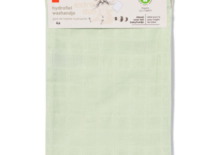 hydrophilic washcloths 15x20 structure - 4 pieces