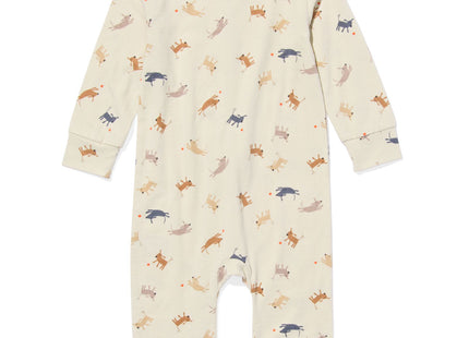 baby pyjamapak hond beige
