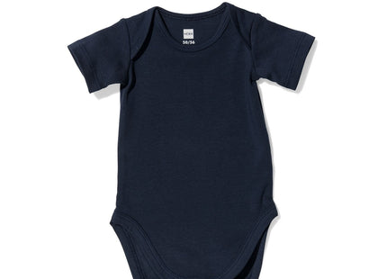 romper organic cotton stretch dark blue