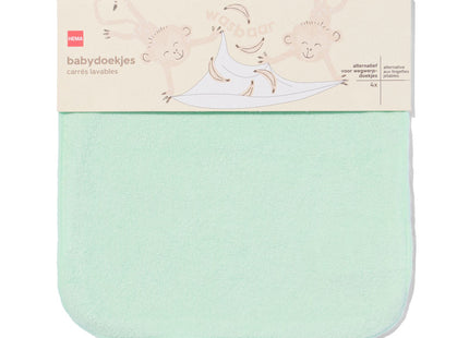 washable baby wipes 21x21 - 4 pieces