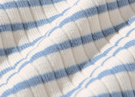 newborn jumpsuit stripes ecru