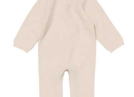 Newborn jumpsuit openwork ecru