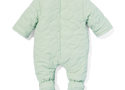 Newborn padded jumpsuit green