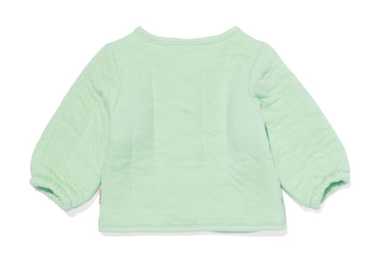 Newborn padded jacket mint green