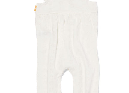 Newborn jumpsuit broderie off-white