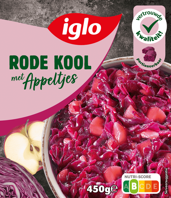 Iglo Rode kool met appeltjes
