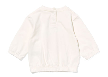 Newborn baby shirt strawberry off-white