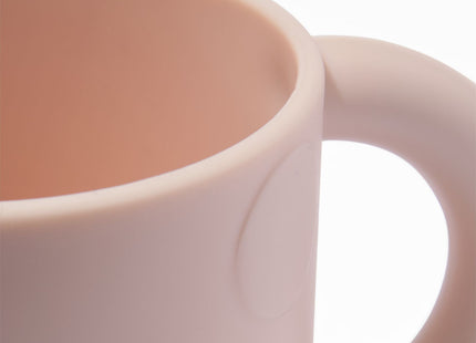 cup with handles beige