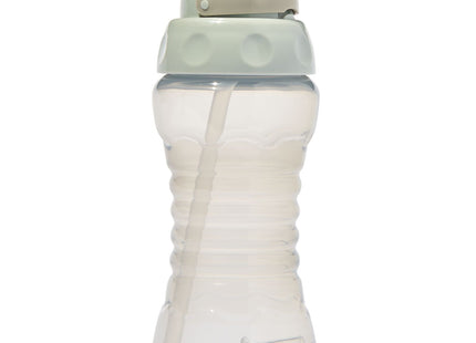 drinking bottle with straw 300 ml - grey