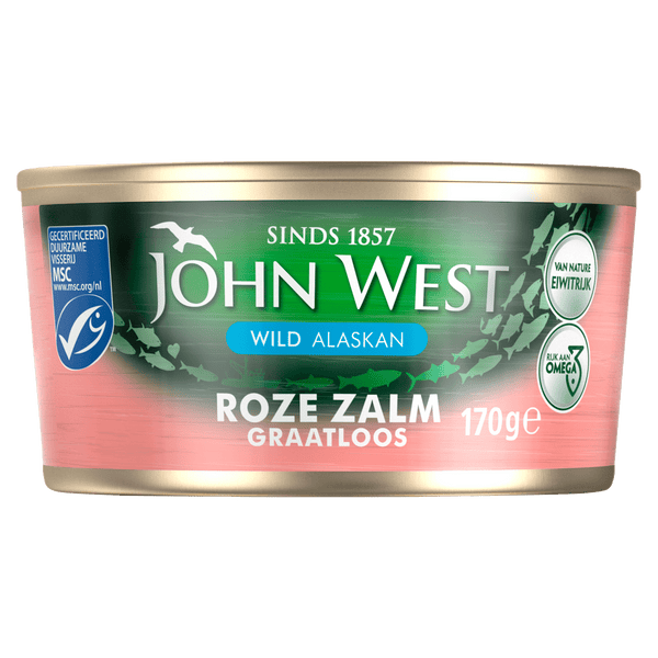 John West Roze zalm zonder vel en graat MSC