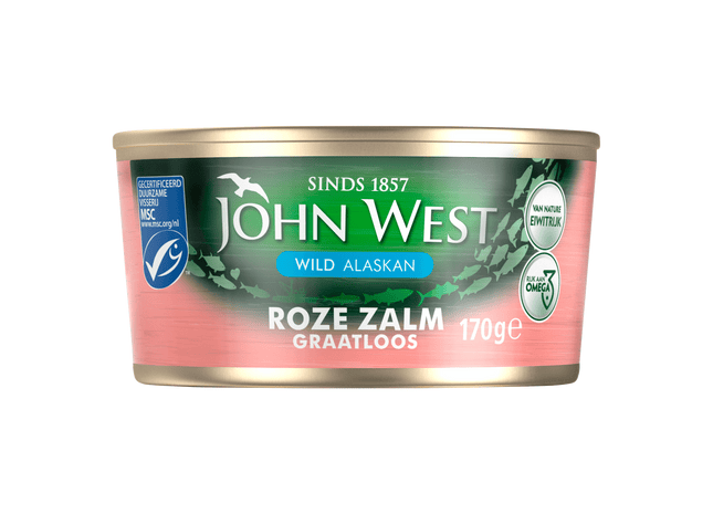 John West Roze zalm zonder vel en graat MSC