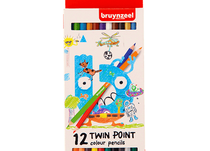 Bruynzeel Twin point colored pencils